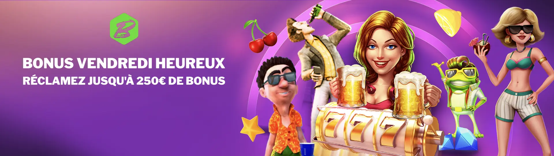 Joyeux vendredi ! Profitez de votre bonus de 50 % !